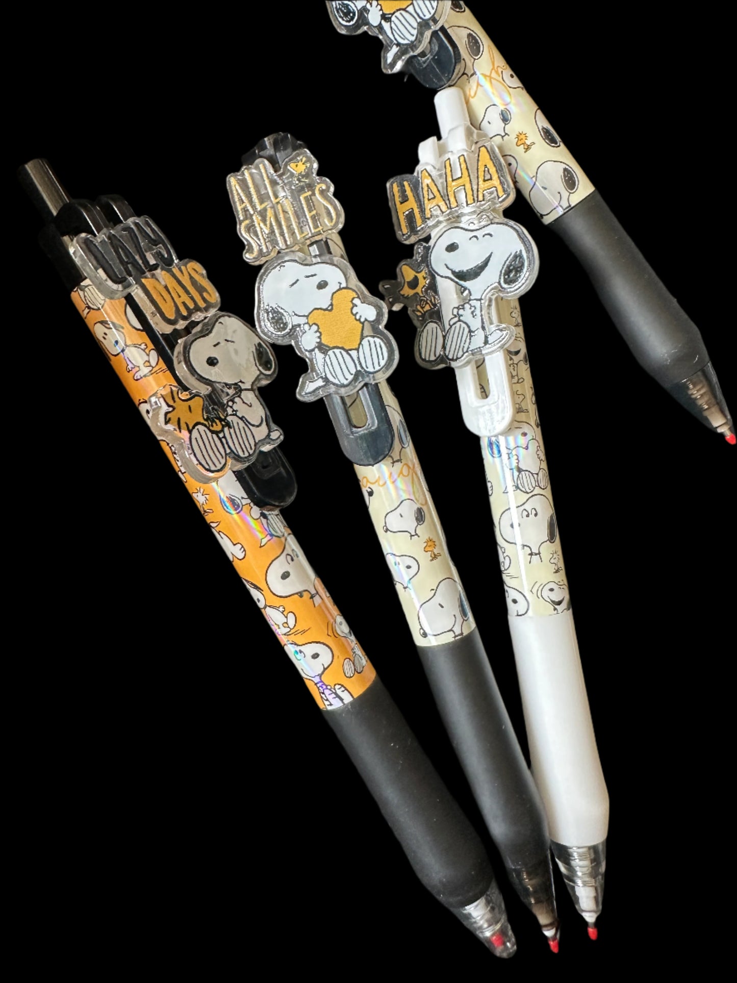 Snoopy Peanuts Gel writing pens set of 3