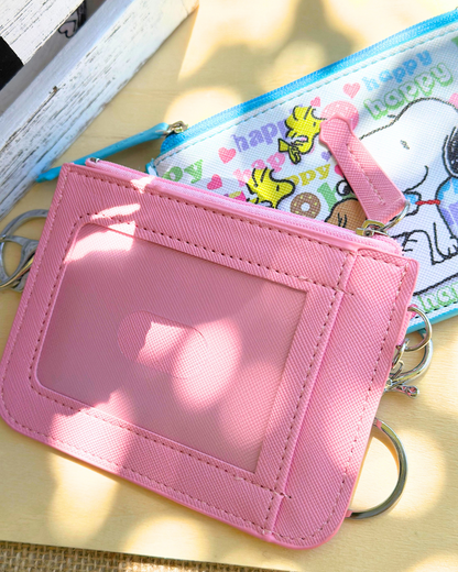 Snoopy Donut Eco-Friendly Vegan Leather ID Card Holder