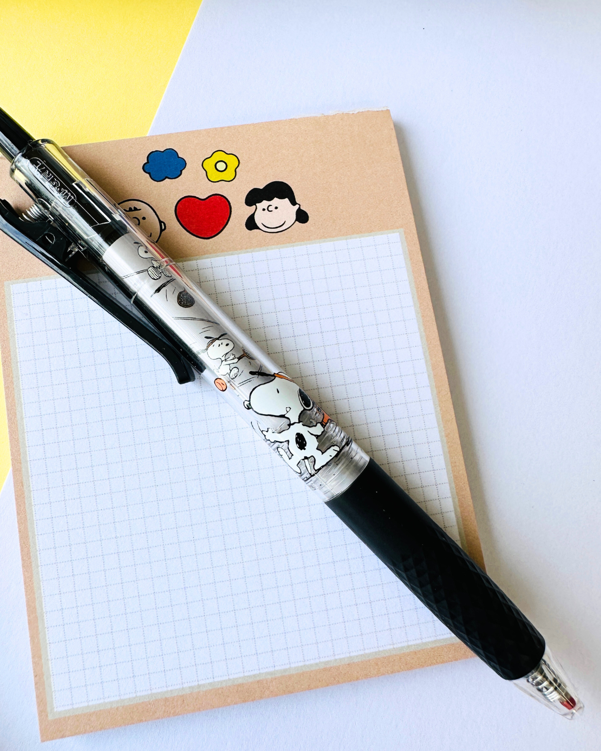 Snoopy Trio Pen Set - Sports design - 0.5mm black retractable pens