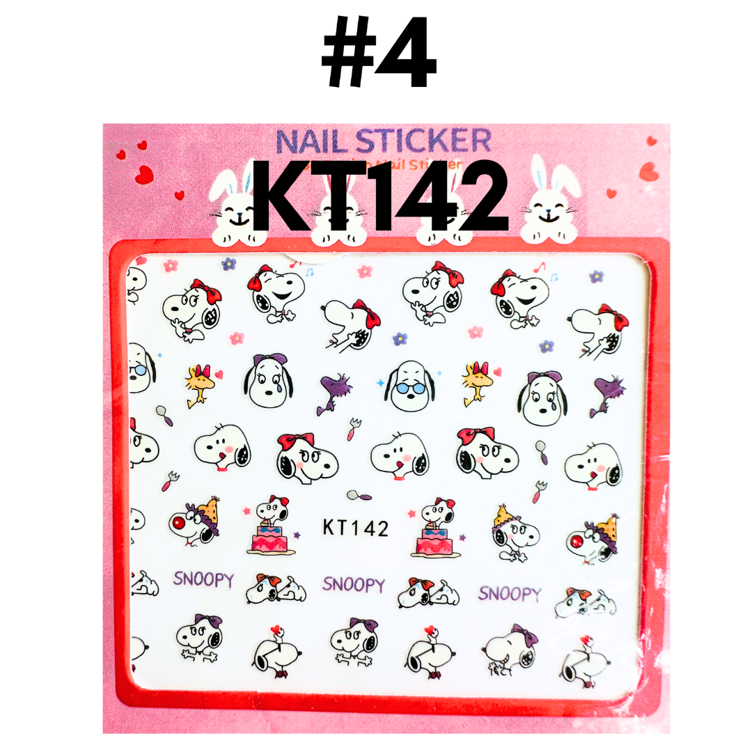 Snoopy and Friends Mini Nail Art Stickers