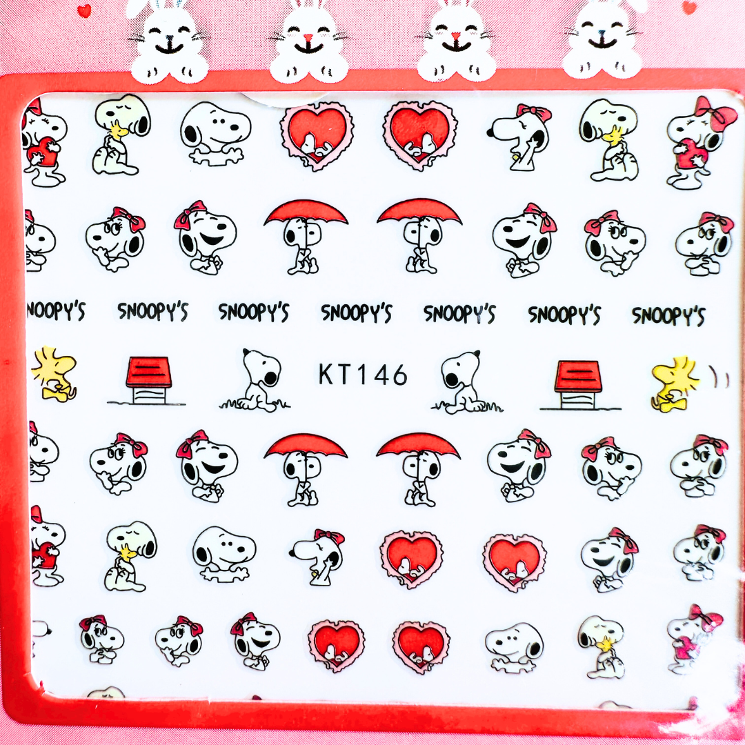 Snoopy and Friends Mini Nail Art Stickers