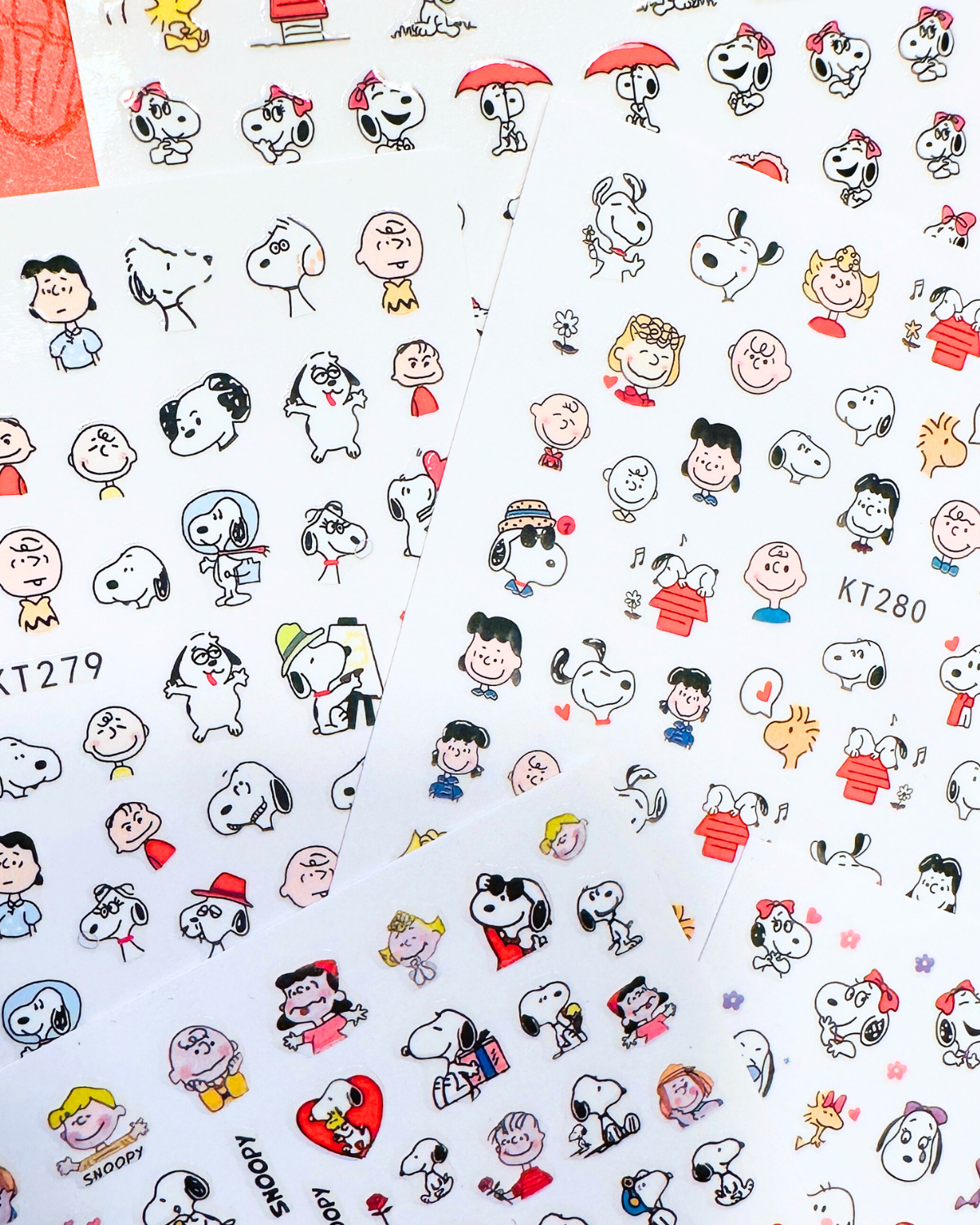 Snoopy and Friends Mini Nail Art Stickers