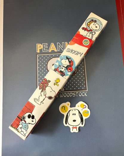 Snoopy Boxed Stationary Mystery Pen - Cartoon Sports Design - 0.5mm Black