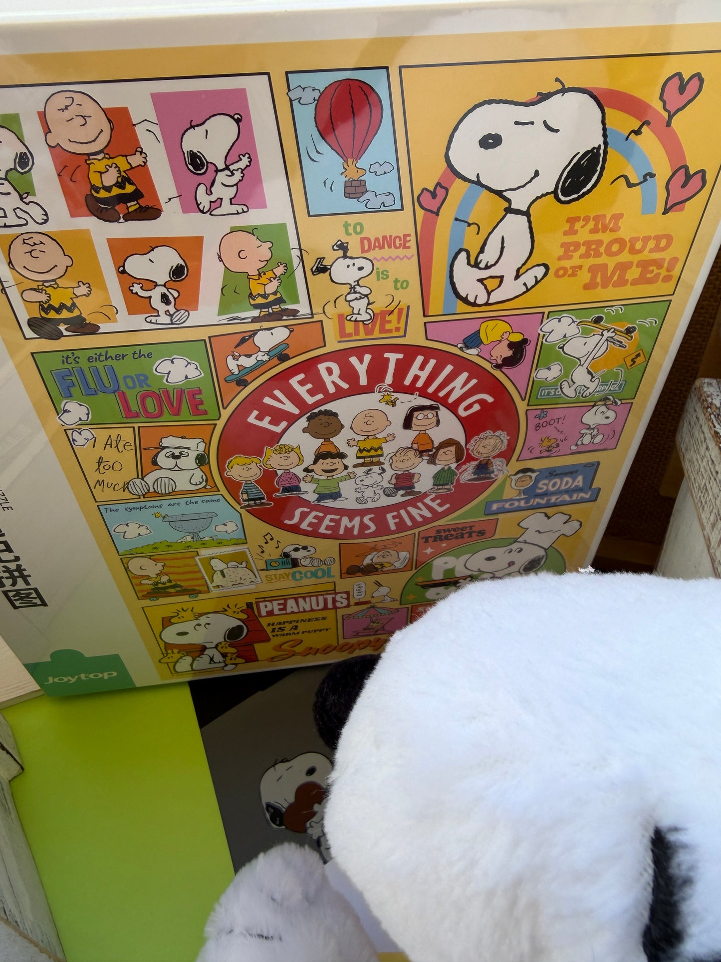 Snoopy Adventure Acrylic Shaker Puzzle 1000 Pc – Eco-Friendly Kids Toy Gift