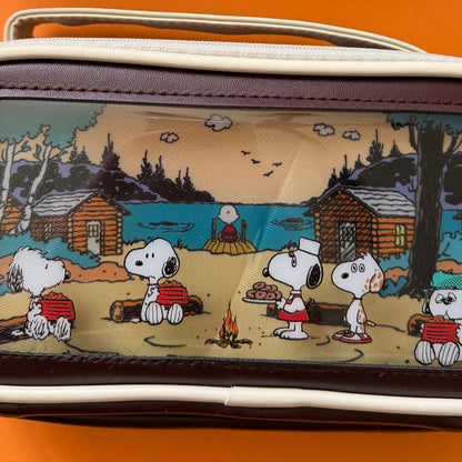 Snoopy Peanuts Pencil Case – Suitcase Style Multi-Compartment Organizer bag