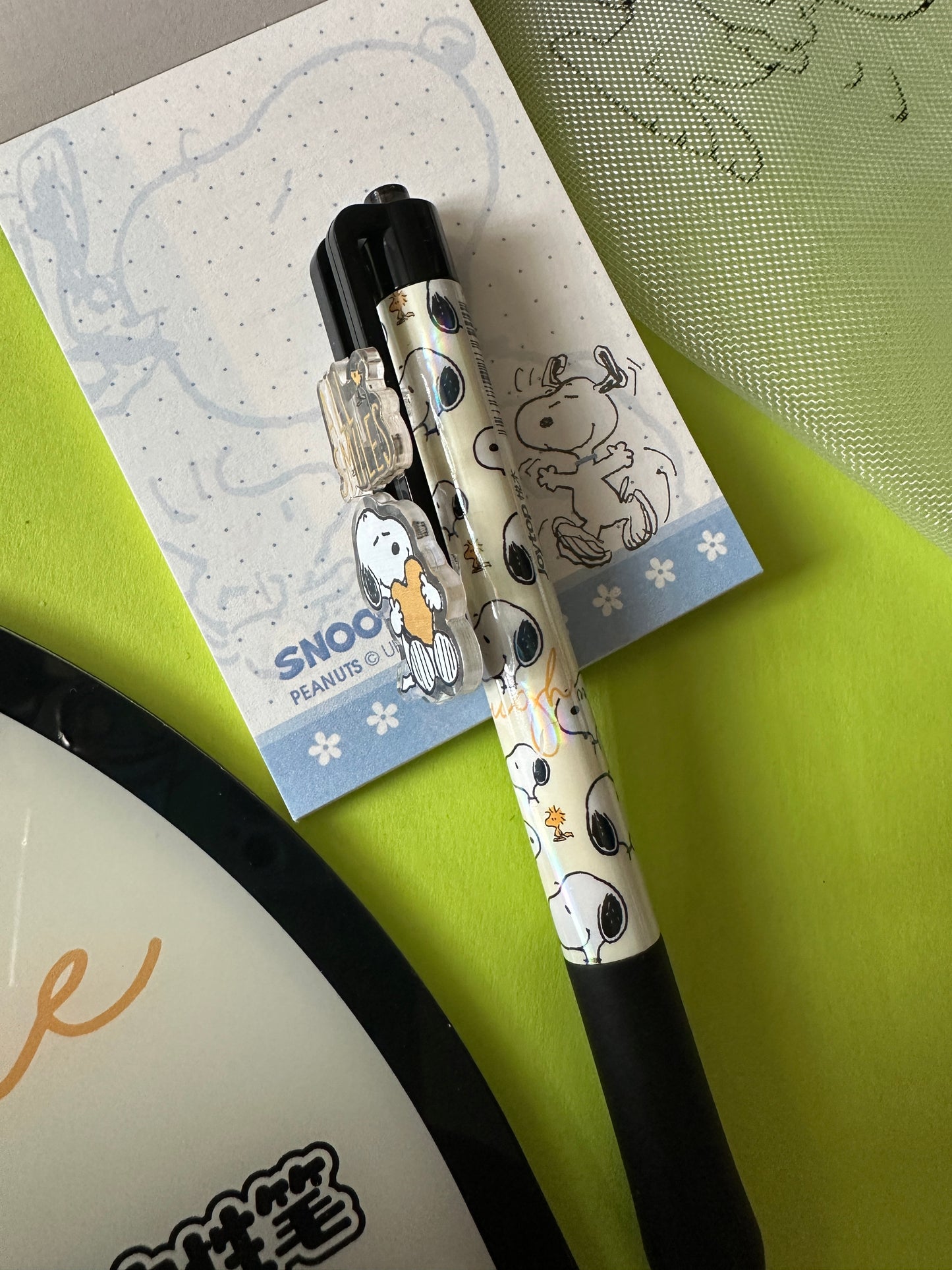 Snoopy Peanuts Gel writing pens set of 3