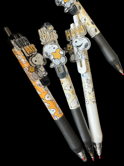 Snoopy Peanuts Gel writing pens set of 3
