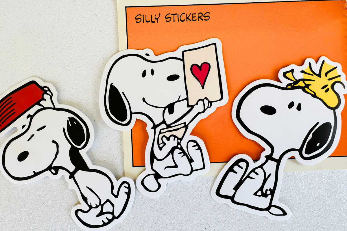 Snoopy Brain Sticker Snoopy Cartoon Decal Sticker - for Laptop, Water bottle, Planner, Acce ...
