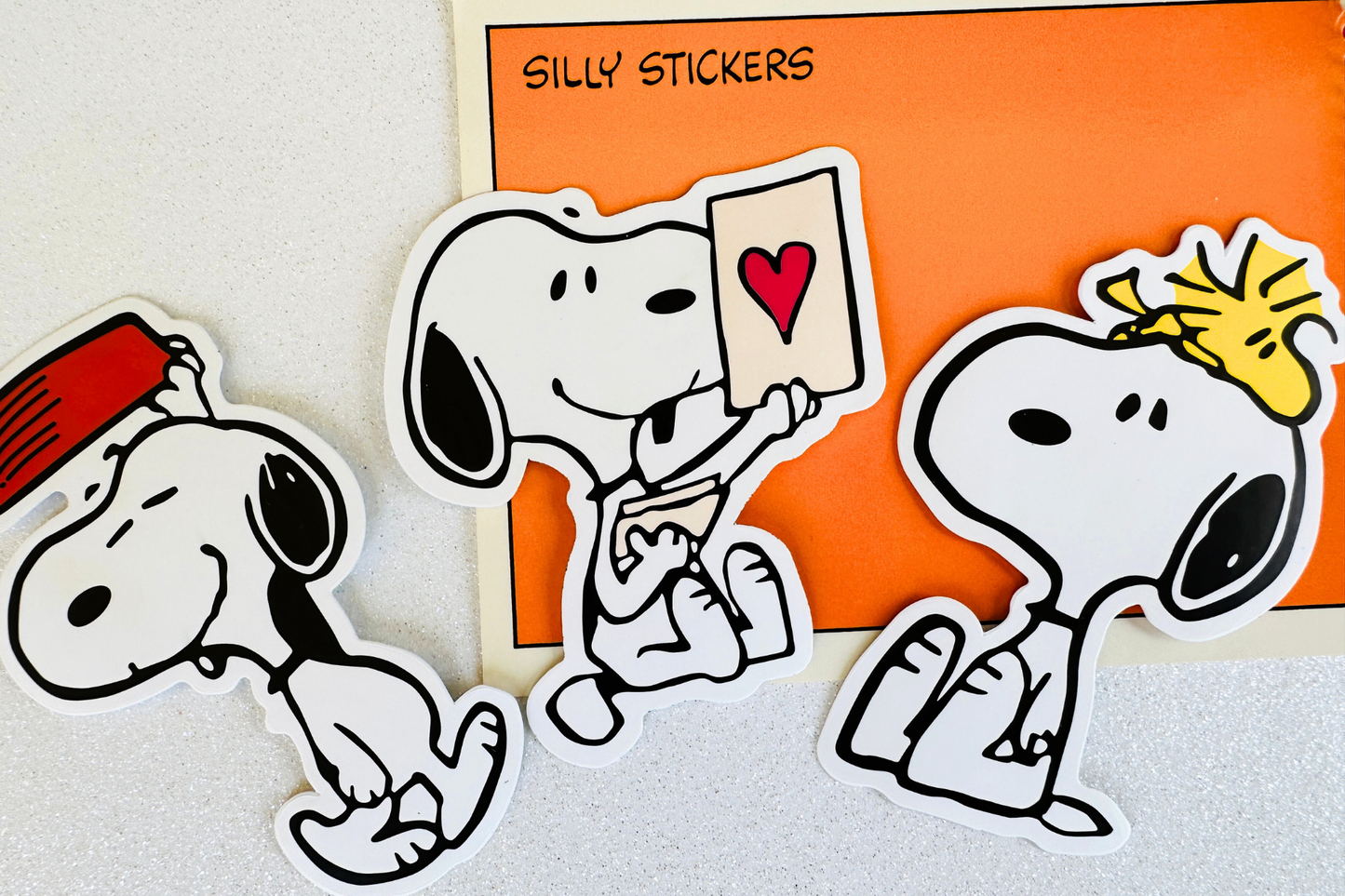 Snoopy Cartoon Decal Sticker - for Laptop, Water bottle, Planner, Accessories