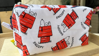 Snoopy Dog House Foldable Cotton Travel Pouch