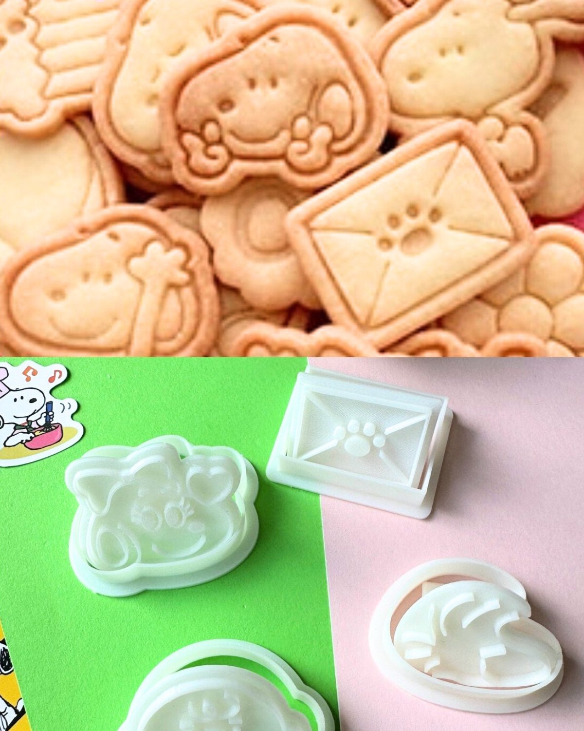 Cartoon Cookie Cutter Mold - Stamping Baking Tool - SnoopBe