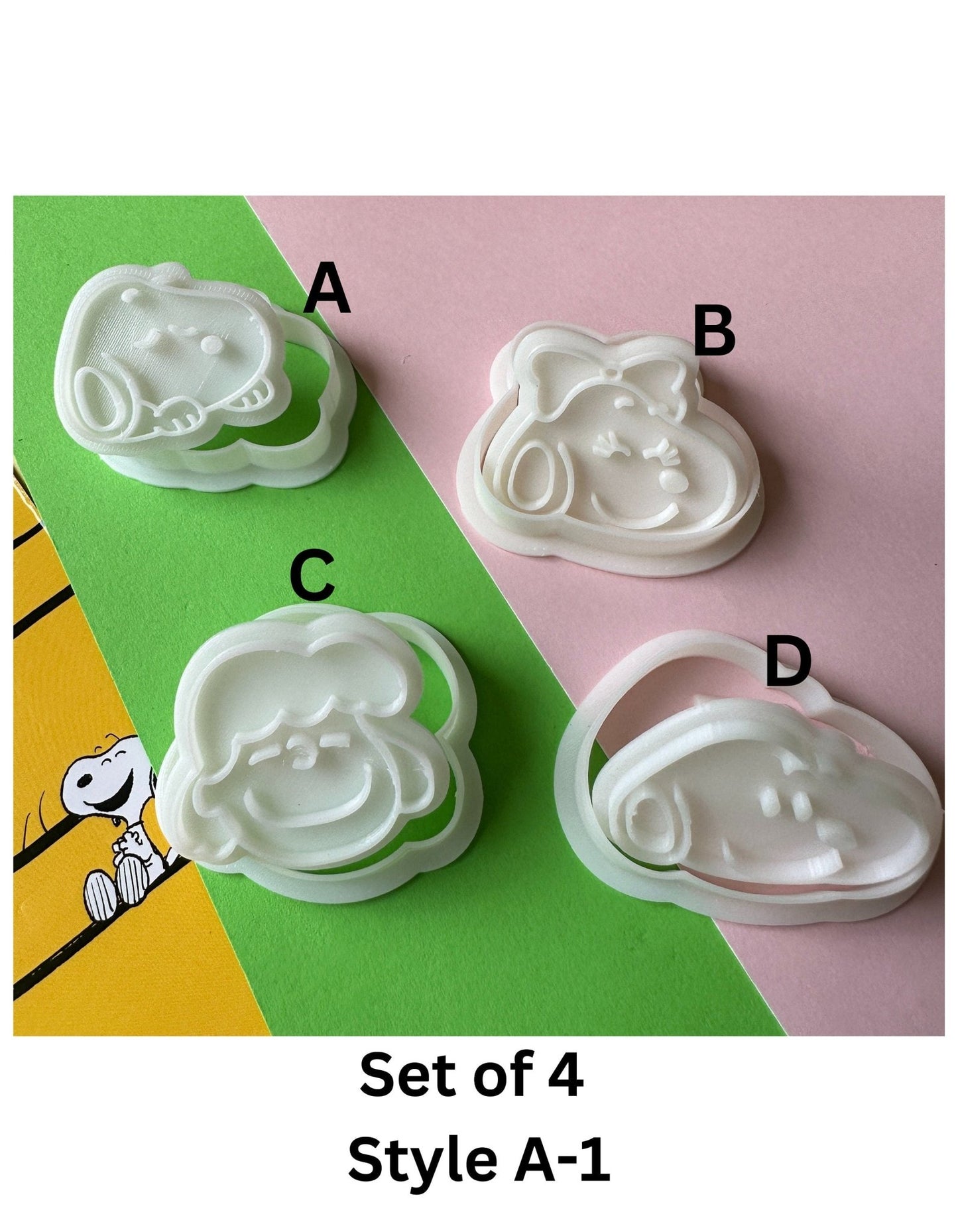 Cartoon Snoopy Cookie Cutter Fondant Icing Sugar Biscuit Embosser Mold Cookie Press Stamping Crafts Molds Baking Tools - PawFect