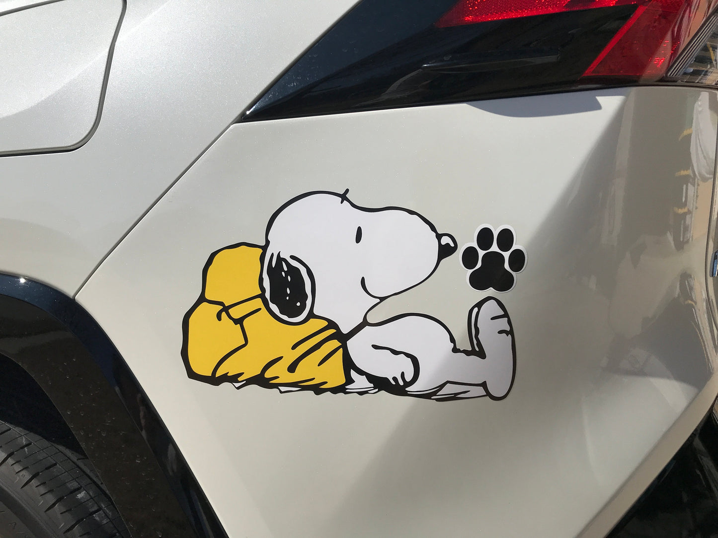 Snoopy Stickers Cool Car Decal- Layered Sticker Decal - Cars Notebook Tablet Mac Laptop Bullet Journal Decal Stickers Layered