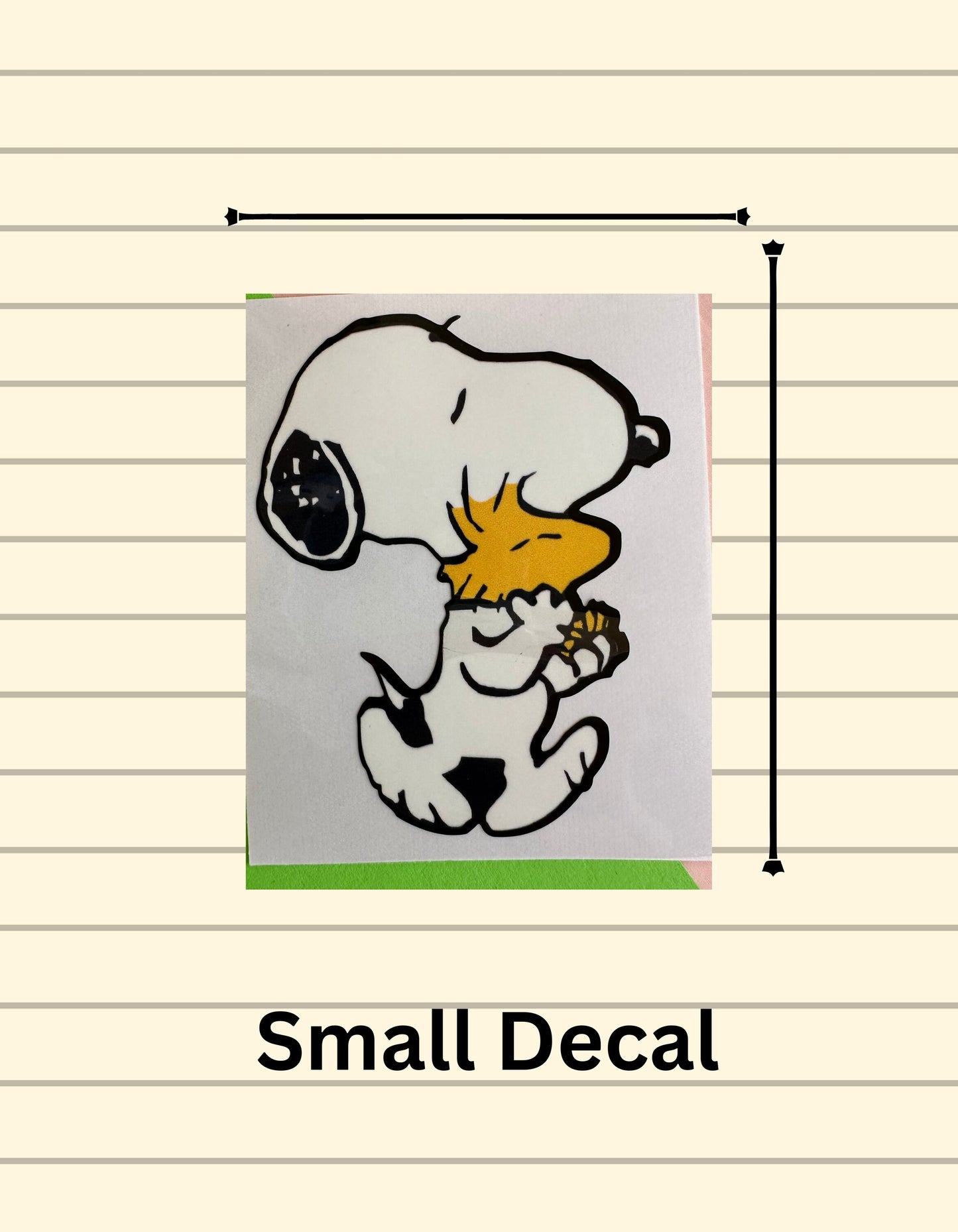 Snoopy Stickers Cool Car Decal- Layered Sticker Decal - Cars Notebook Tablet Mac Laptop Bullet Journal Decal Stickers Layered