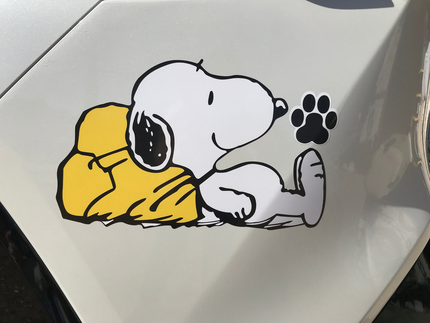 Snoopy Stickers Cool Car Decal- Layered Sticker Decal - Cars Notebook Tablet Mac Laptop Bullet Journal Decal Stickers Layered