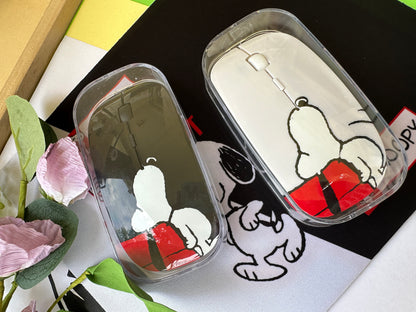 Snoopy Peanuts Bluetooth Snoopy Wireless Mouse for PC, MAC character design- gift for teacher student office