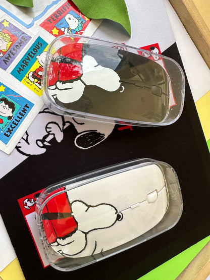 Snoopy Peanuts Bluetooth Snoopy Wireless Mouse for PC, MAC character design- gift for teacher student office