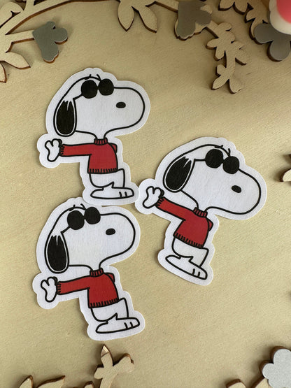 Snoopy water proof sticker-laptop water bottle sticker-  Stickers Collections -Planner sticker- Teacher friend fan stickers- personalize