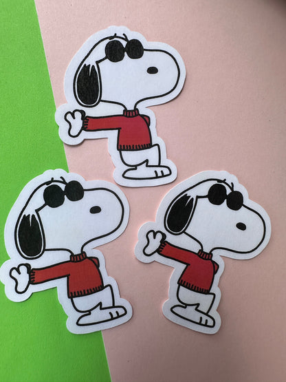 Snoopy water proof sticker-laptop water bottle sticker-  Stickers Collections -Planner sticker- Teacher friend fan stickers- personalize