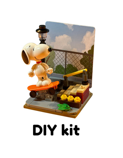 Snoopy and his friends DIY surprise mystery box -mystery gift for teacher student -assembly Surprise Blind box Building Blocks DIY kit