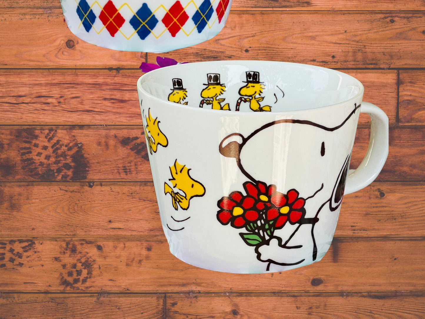 Snoopy Mug Collection 16 oz Coffee Mug - 2 Designs - My Dear Friend / Snoopy Thank You