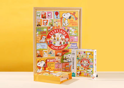 Snoopy Adventure Acrylic Shaker Puzzle 1000 Pc – Eco-Friendly Kids Toy Gift