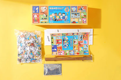 Snoopy Adventure Jigsaw Puzzle 500 Pieces - Hanging Painting Style Decorative Puzzle